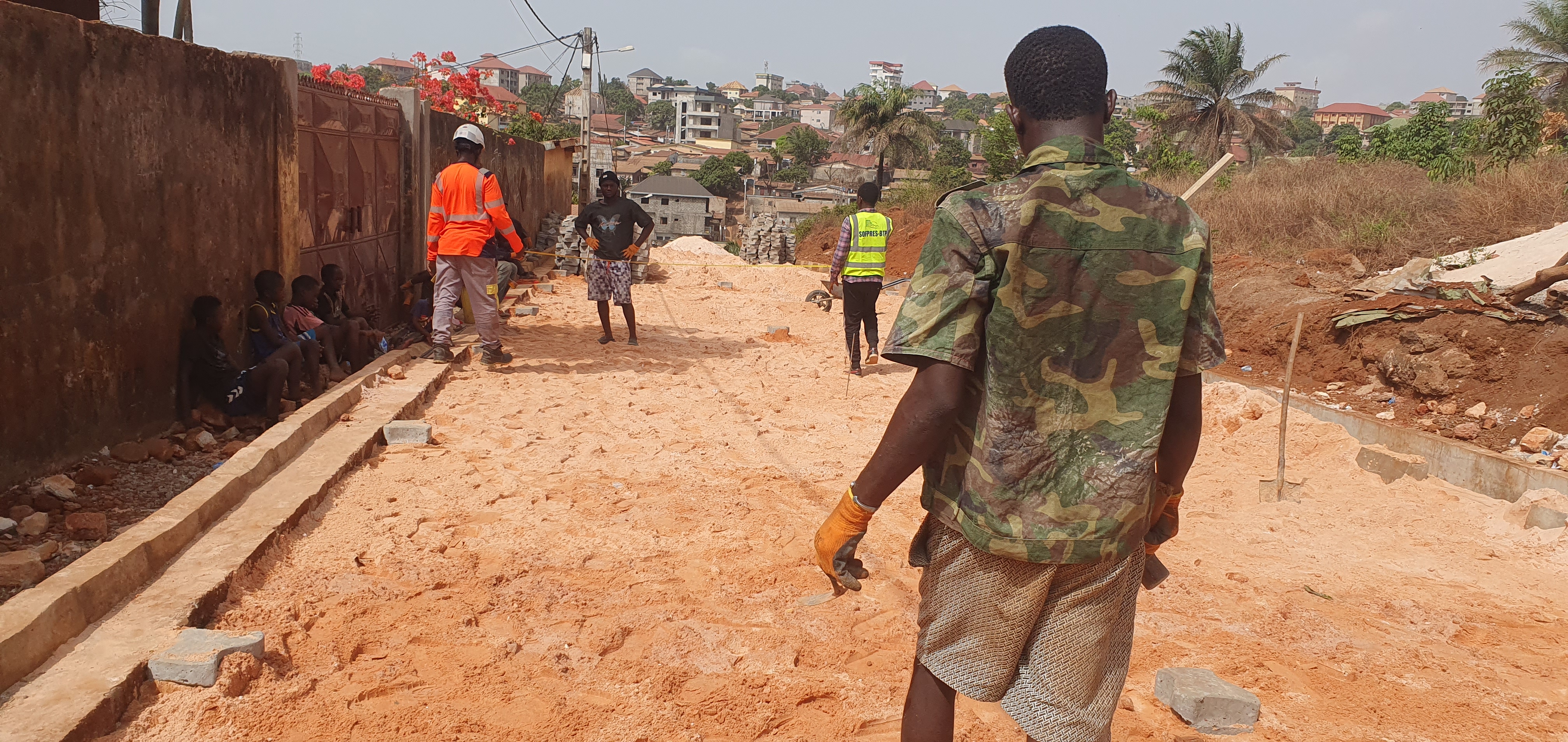 Projet de pavage des rues 