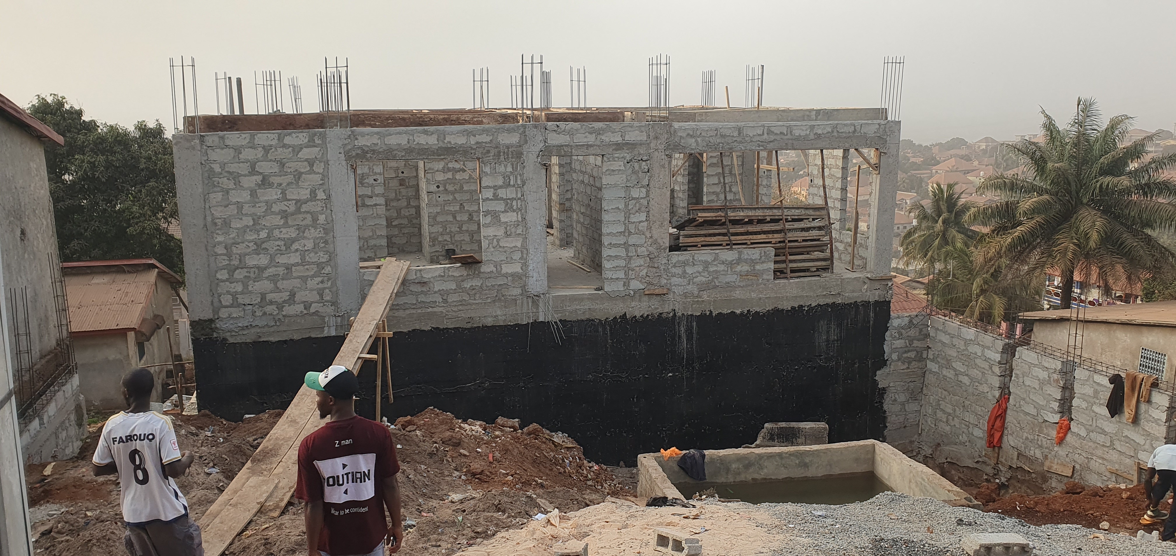 Préparation de la dalle R+1 