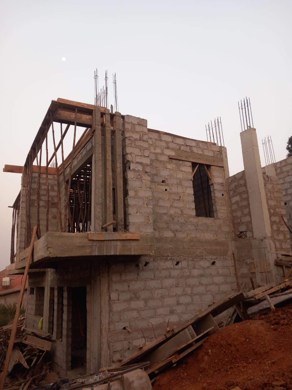 Bâtiment en construction 