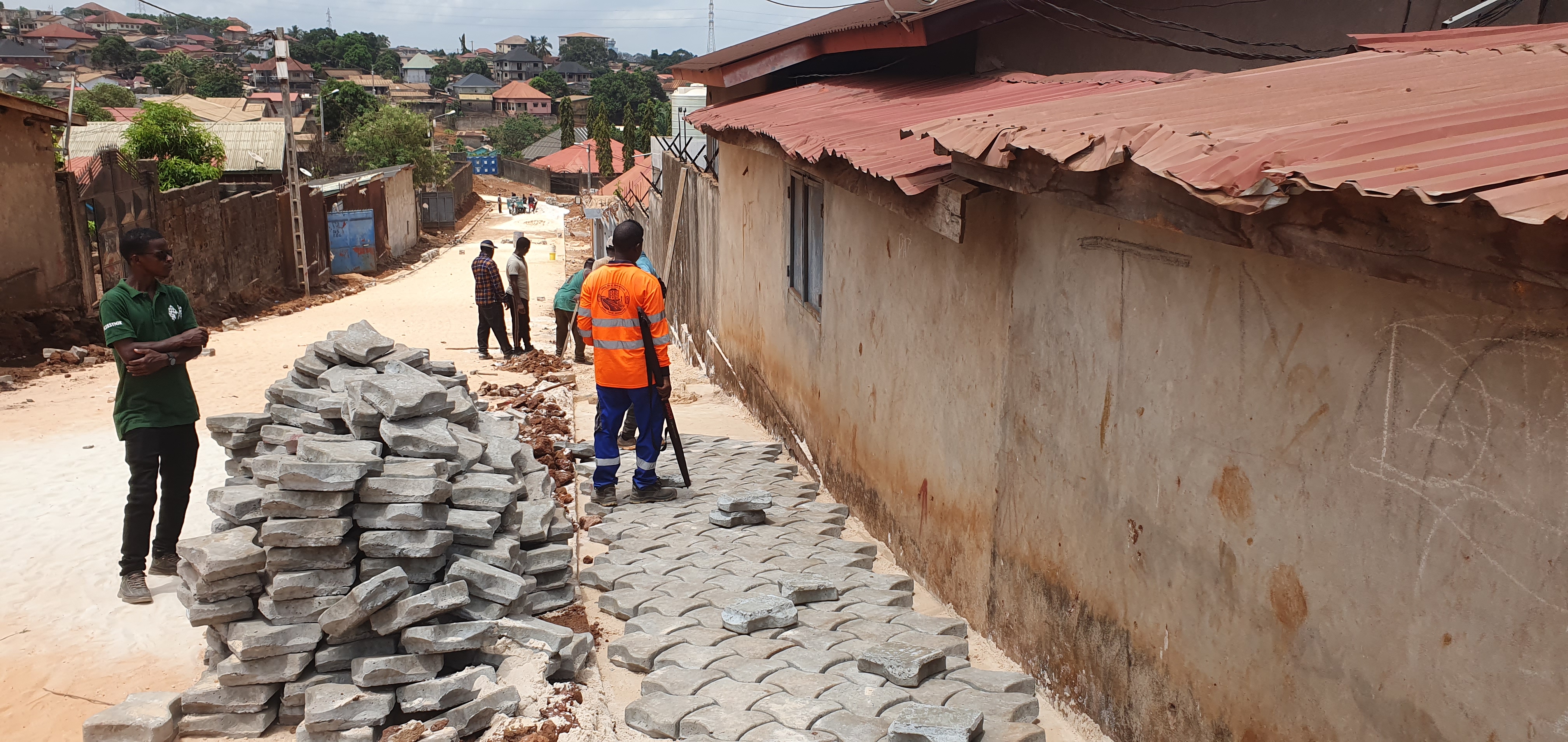 Projet de pavage des rues 